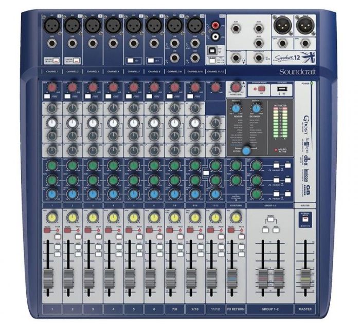 Аналоговый микшерный пульт Soundcraft Signature 12