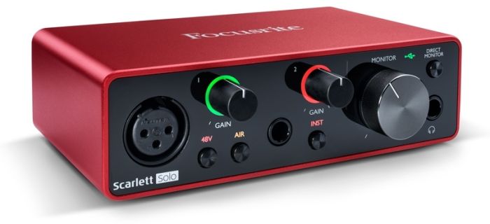 Звуковая карта Focusrite Scarlett Solo 3rd Gen