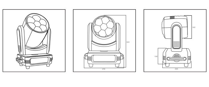 【K40】LED BEAM MOVING HEAD LIGHT