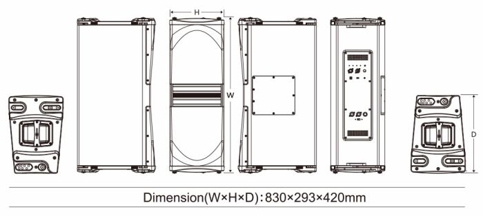 Активный линейный массив AVANDA 210A с DSP управлением