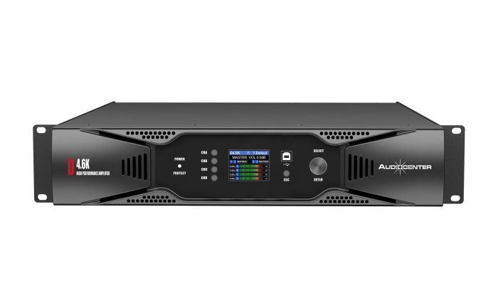 D4.6K Четырехканальный цифровой усилитель