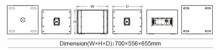 Активный компактный сабвуфер PRO-S5118A с DSP-управлением